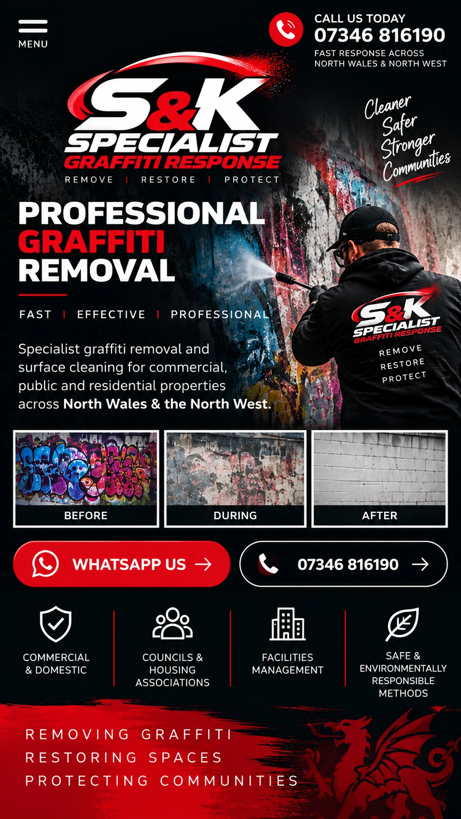 S&K Specialist Graffiti Response - professional graffiti removal